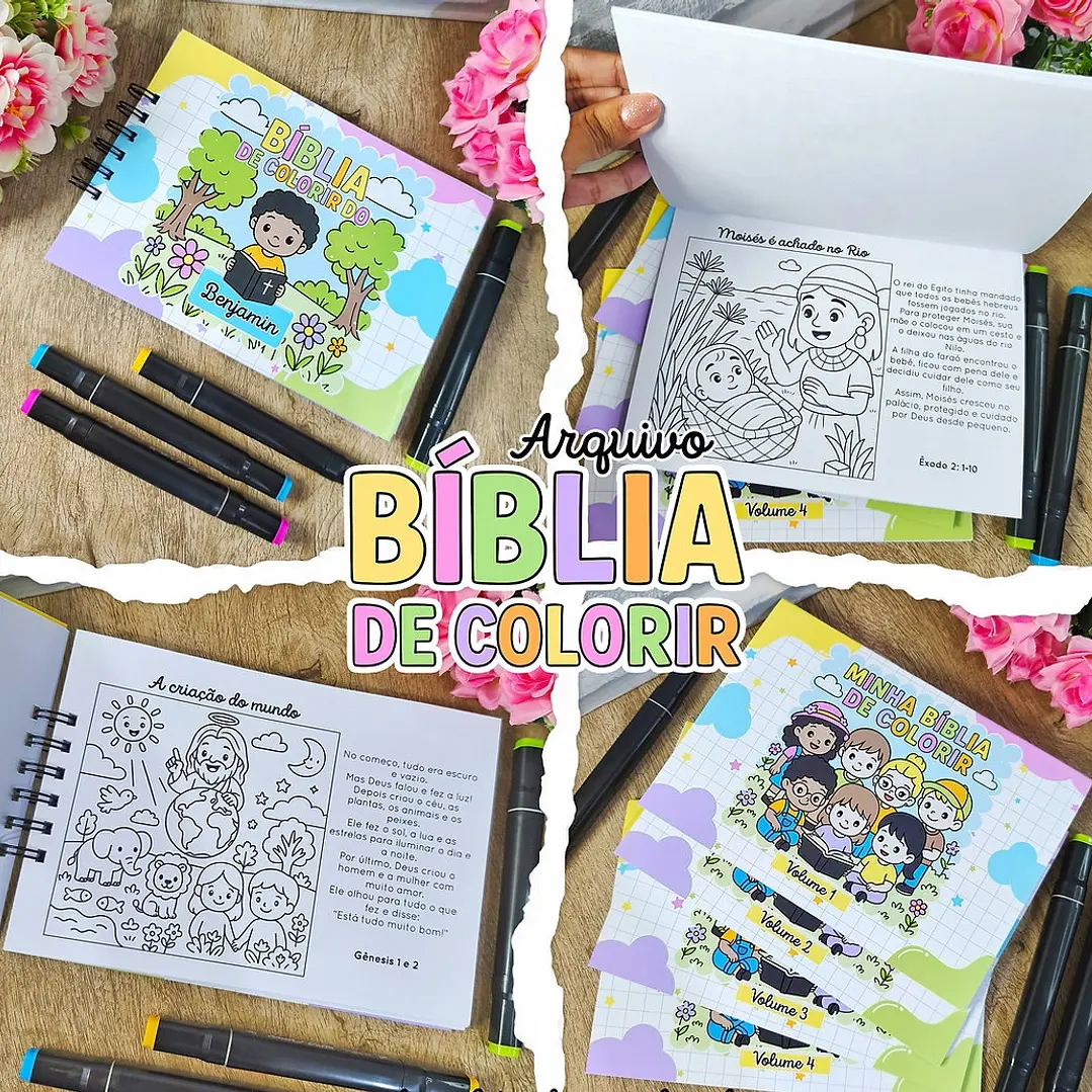 Arquivo Bíblia de Colorir - Plano Básico